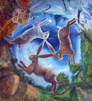 three hares